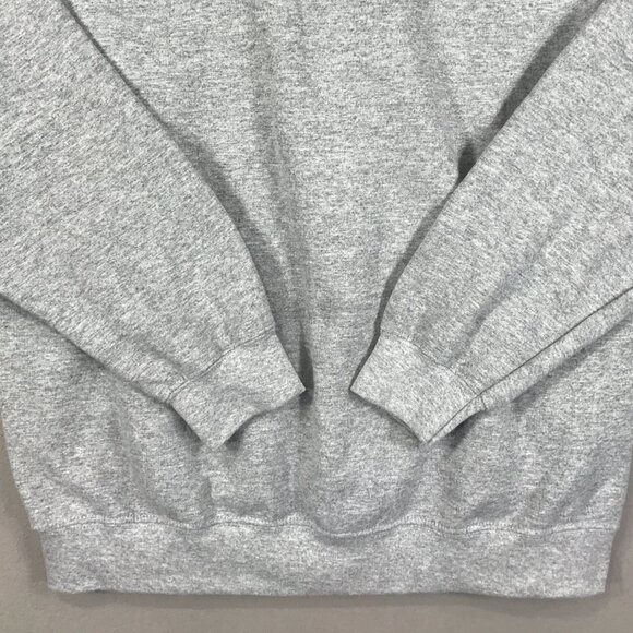 Gildan Aldi Hoodie Adults Large Gray Logo Pullover Sweatshirt Pocket Heavy Blend - Picture 7 of 12
